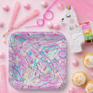 Maniküre 17 pappteller