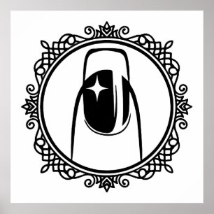 Maniküre Design ist schön Poster