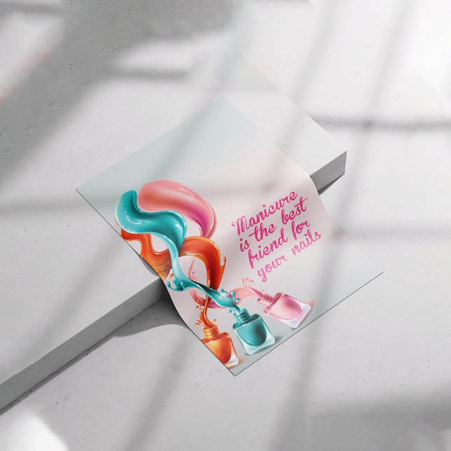 Maniküre ist der beste Freund für Ihre Nägel, Näge Poster (Von Creator hochgeladen)