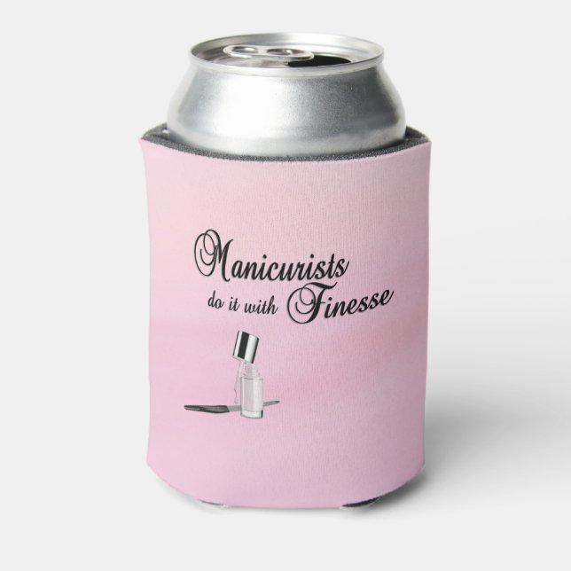 Maniküre machen es mit Finesse Dosenkühler (Kanne Rückseite)
