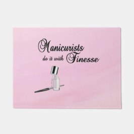 Maniküre machen es mit Finesse Fußmatte