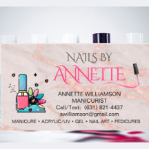 Maniküre Nageltechniker Blush Rose Marmor