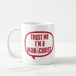 Maniküre Nageltechnikerin Kosmetikerin Maniküre Sa Kaffeetasse