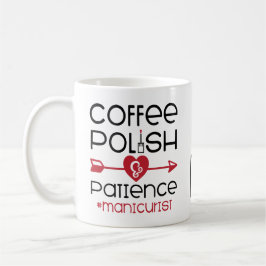 Maniküre Nail Tech Cosmetologin Manicure Salon Kaffeetasse
