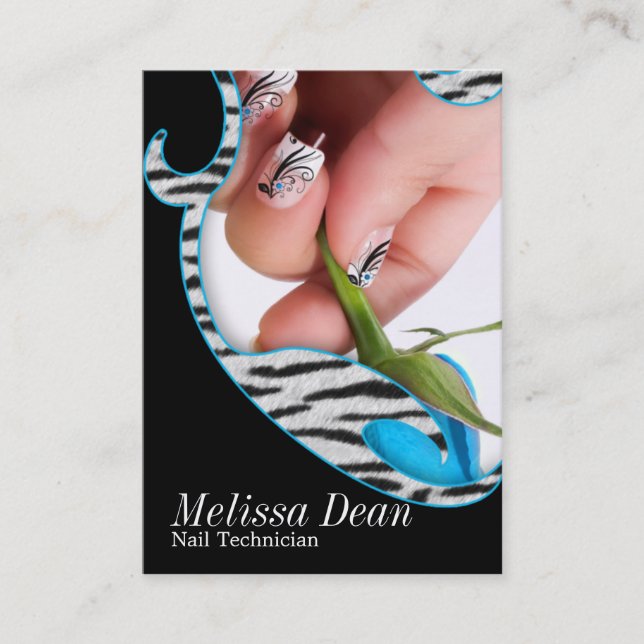Manikürepedicure-Salon-Techniker-Visitenkarte Visitenkarte (Vorderseite)