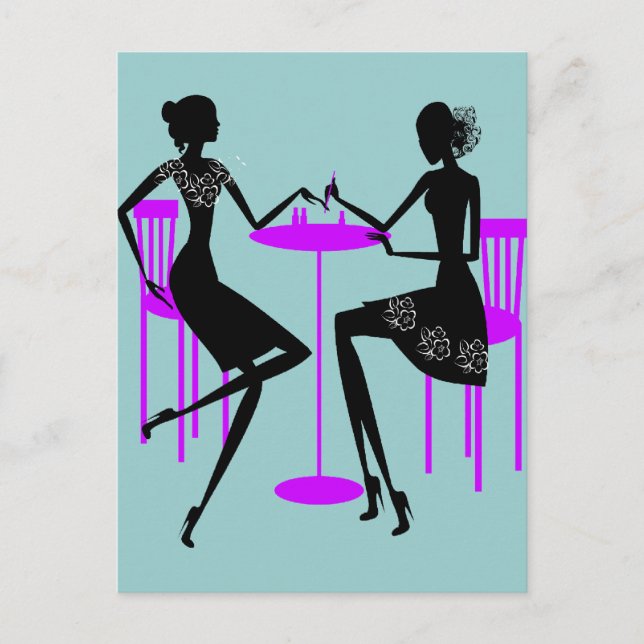 Manikürin Postkarte (Vorderseite)