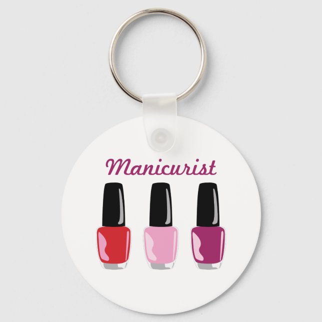 Manikürin Schlüsselanhänger (Vorderseite)