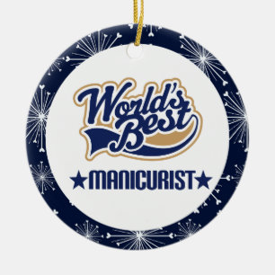 Manikürist-Geschenk-Verzierung Keramikornament
