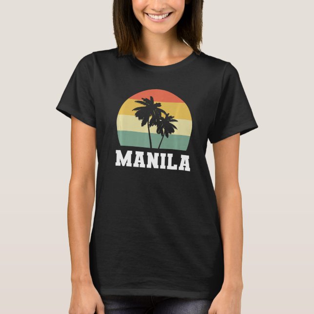 Manila Coconut Tree Filipino T-Shirt (Vorderseite)