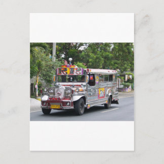 Manila Jeepney Postkarte