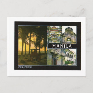 MANILA PHILIPINES POSTKARTE