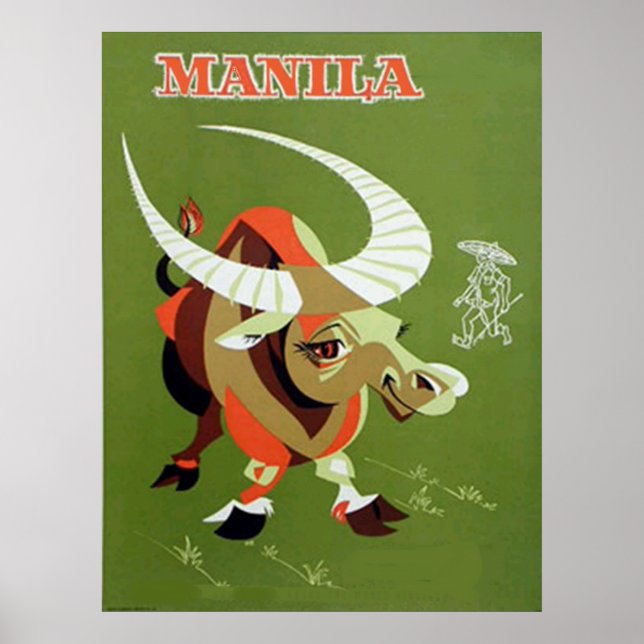 Manila philipines Vintage Poster (Vorne)