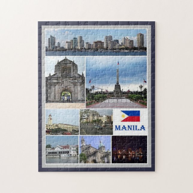 Manila - Philippinen - Mosaik - Puzzle (Vertikal)