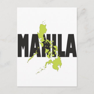 Manila, Philippinen Postkarte