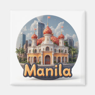 Manila Philippinen Reise Andenken Magnet