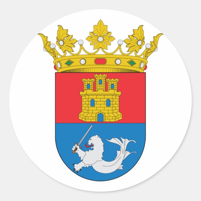 Manila, Philippinen Runder Aufkleber (Vorderseite)