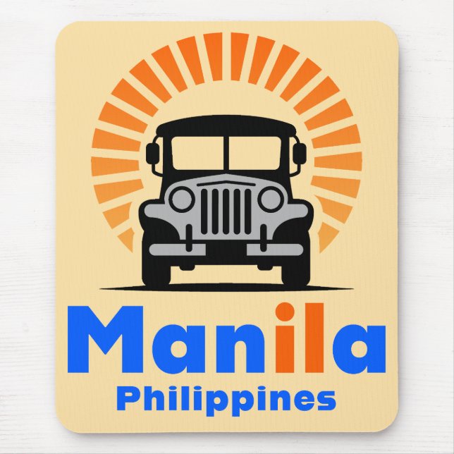 Manila Philippinen Südostasien Mousepad (Vorne)