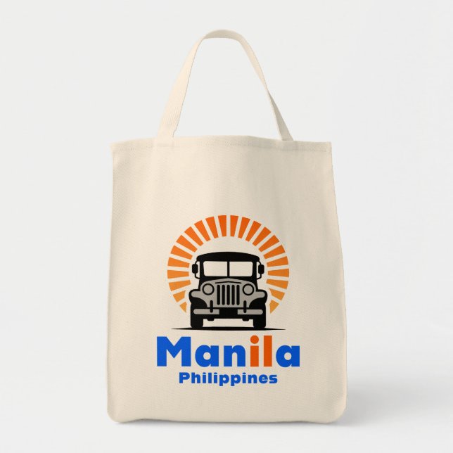 Manila Philippinen Südostasien Tragetasche (Vorne)