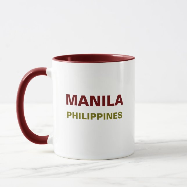 Manila Philippines Coffee Tasse (Links)