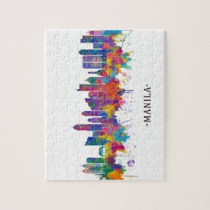 Manila Philippines Skyline Puzzle