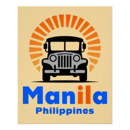 Manila Philippines Southeast Asia Poster