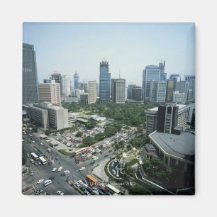 Manila Skyline Magnet
