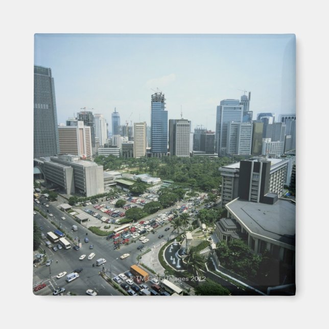 Manila Skyline Magnet (Vorne)