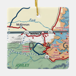 Manila UT Map Keramikornament