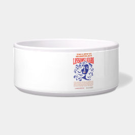 MANIPULATE LESSONS LEARN CERAMIC PET BOWL  NAPF