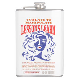 MANIPULATE LESSONS LEARN VINYL WRAPPED FLASK FLACHMANN