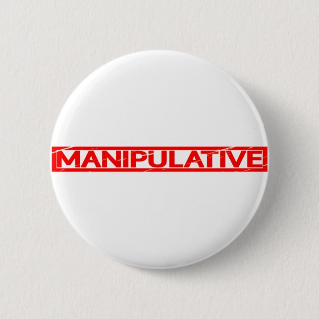 Manipulative Briefmarke Button (Vorderseite)