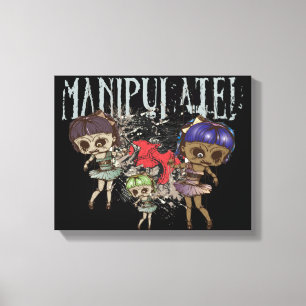 Manipulierte 14x11 Canvas-Printwerbung Leinwanddruck