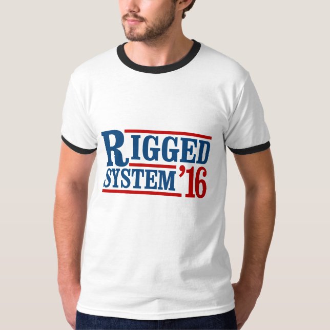 Manipuliertes System 2016 - Präsidentschaftswahl T-Shirt (Vorderseite)