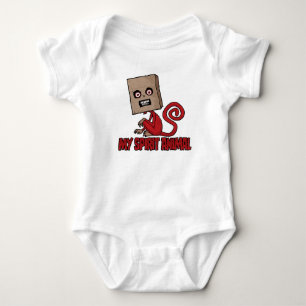 Manische Maskierte Affengeist-Tier Baby Strampler