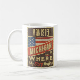 Manistee Michigan Kaffeetasse