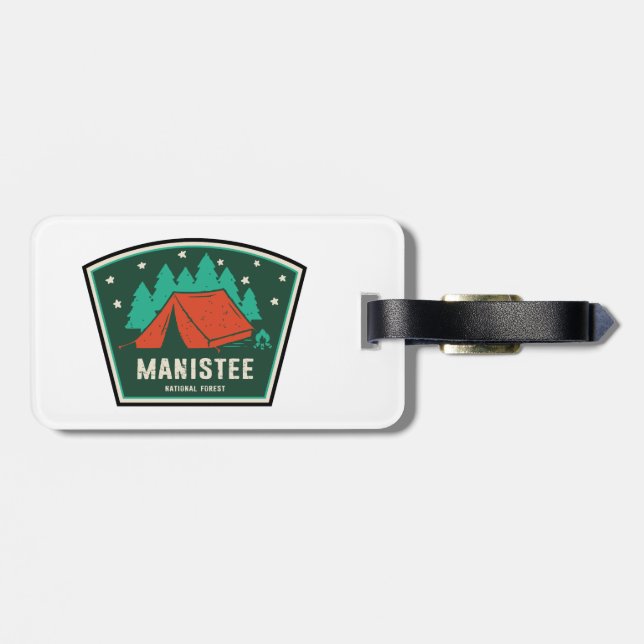 Manistee National Forest Camping Gepäckanhänger (Rückseite horizontal)