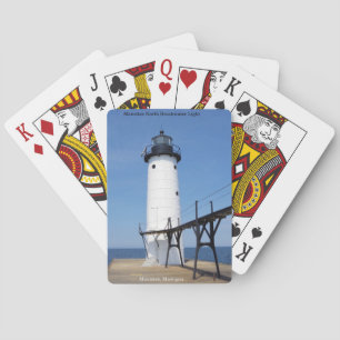 Manistee North Pierhead Light hohe Spielkarten