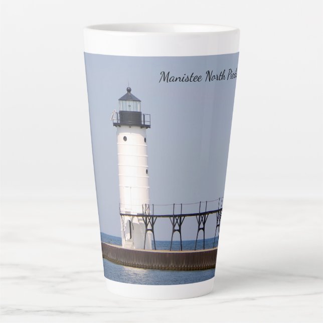 Manistee North Pierhead Light Milchtasse (Vorderseite)