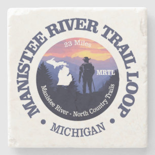 Manistee River Loop Trail (rd2) Steinuntersetzer