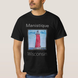 Manistique East Breakwater Light, Michigan T-Shirt