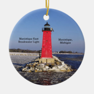 Manistique East Breakwater Light Ornament