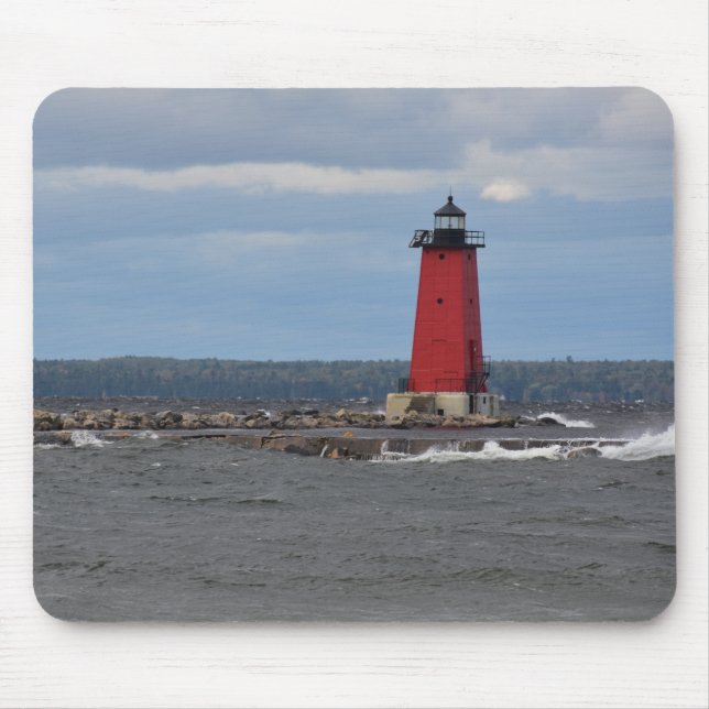 Manistique Lighthouse Mousepad (Vorne)