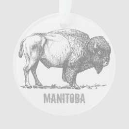 Manitoba-Bison Ornament