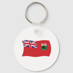 Manitoba-Flag-Schlüsselanhänger Schlüsselanhänger