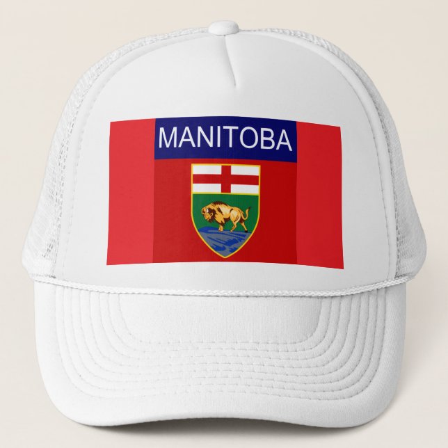 Manitoba-Flag-Trucker-Mütze Truckerkappe (Vorderseite)
