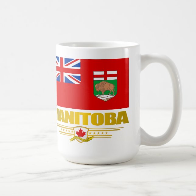 Manitoba-Flagge Tasse (Rechts)