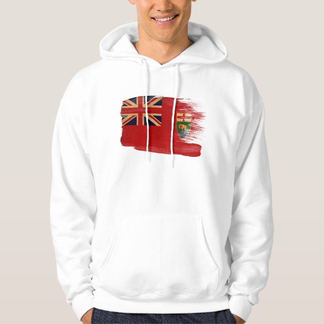 Manitoba-FlaggeHoodie Hoodie (Vorderseite)