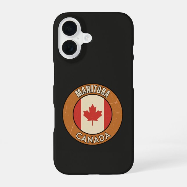 Manitoba Kanada iPhone 16 Hülle (Rückseite)