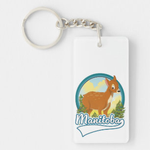 Manitoba Kanada Reise Logo Schlüsselanhänger