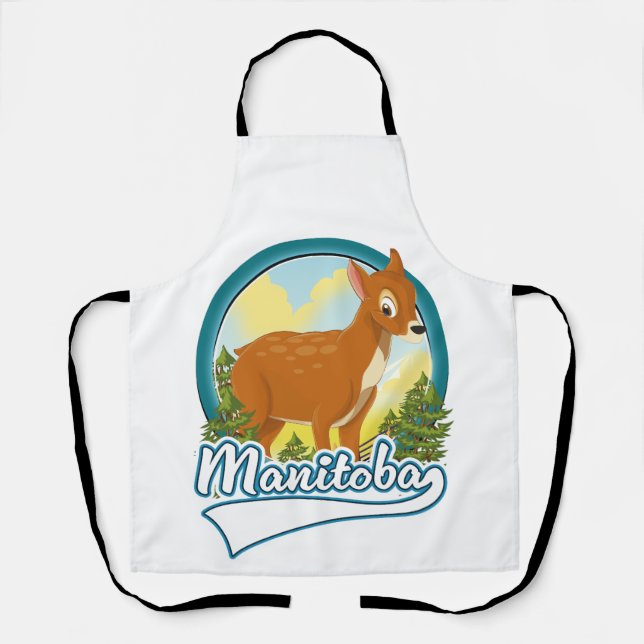 Manitoba Kanada Reise Logo Schürze (Vorderseite)